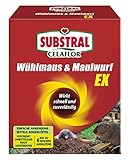 Substral Celaflor Wühlmaus & Maulwurf Ex Stop, vertreibt Wühlmäuse und Maulwürfe mit Sofortwirkung, ohne Gift, 150g