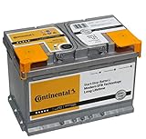 Autobatterie Continental EFB - 12V 70Ah 650A Start&Stop