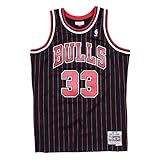 Mitchell & Ness NBA Chicago Bulls Scottie Pippen Trikot Herren schwarz/rot, M