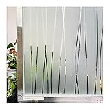 caihuashopping Matte Streifen Fenster Schutzfolie Buntglas Dekorative Anti UV. Aufkleber Datenschutz Frosted Self Adhesive Film Fensteraufkleber für Glas (Size : 45 x 200 cm)