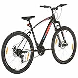 Ksodgun Mountainbike 29 Zoll Räder 21-Gang-Antriebsstrang, Rahmenhöhe 48 cm, Schw