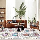 YYRAIN American Retro Exotischen Ethnischen Stil Pastoralen Zuhause Wohnzimmer Schlafzimmer Große Fußmatten Auf Dem Nachttisch Erker Liegen Weiche Fußmatten Yogamatten 120x160