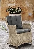 Destiny 2er Set Sessel Luna Natur Meliert Gartensessel Poly