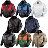 texxor Pilotenarbeitsjacke 4in1 Arbeitsjacke schwarz 4XL