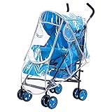 Universal Regenschutz für Kinderwagen, Transparent Kinderwagen Regenschutz Baby Reise Wind Schnee Abdeckung Langlebig W