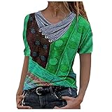 Pulli Damen Shirt ohne ärmel Damen gebrauchte Kleidung t Shirt rot fillamoda Damen modische Oberteile Damen Sport Tshirt Frauen Winter Oberteile Damen Weisse Bluse Damen 3XL