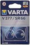 VARTA Batterien Alkaline Knopfzelle V377 Knopfzellen (2er Pack, in Original Blisterverpackung)