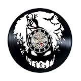 Nightmare Before Christmas Vinyl Wanduhr Vintage Geschenk