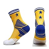Männer Sportsocken, Schweiß, Geruch, Laufsocken,S04 - Blau Und Gelb