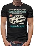 TShirt-People Oldtimer Typ W123 Youngtimer Benz T-Shirt Herren XXXXL Schw