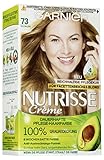 Garnier Nutrisse Creme Coloration Goldblond 73, Färbung für Haare für permanente Haarfarbe (mit 3 nährenden Ölen) - 1 Stück