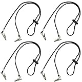 Jixista 4pcs Flexible Serviettenhalter Serviettenkettchen mit Clips Serviette Clip Serviette Bib Chain Serviettenclips Flexible Serviettenhalter für Bib Kette Flexible Lanyard Serviettenhalter Lany