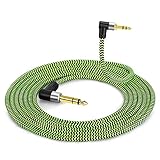 TRS Stereo-Audiokabel, 6,35 mm Stecker auf 3,5 mm Steck