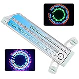 ZoneYan 1 Stück Speichenlichter LED, Speichenlicht LED Fahrrad, 32 LED Fahrrad Speichenlicht Batterie, Speichenlicht Kinder, 30 Reifenmusteränderungen, Wasserdicht, für Nachts R