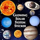 9-Planeten Wandsticker Leuchtaufkleber- Leuchtsticker Sonne Erde Fluoreszierend Wandaufkleber Hausdekoration fü