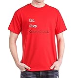 CafePress Eat Sleep Colonoscopies Darks.PNG T-Shirt aus Baumwolle Gr. M,