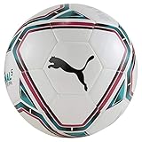 PUMA Unisex – Erwachsene teamFINAL 21 Lite Ball 290g Fußball, White-Rose Red-Ocean Depths Black, 4