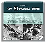 AEG M3GCP400 9029799195 Clean and Care - für Waschmaschine und Geschirrspüler (Inhalt 12 Stück) 3‑in‑1 Reinigung und Pflege Entfettungs-, Entkalkungs- und Hyg