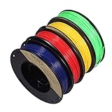 PLA 1,75 mm 4 x 250 g Blau/Rot/Gelb/Grün - Filament-Set für 3D-Drucker - FrontierF