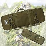 XIAOER Army Green Gun Bag wasserdichte und verschleißfeste Waffentasche Laptop-Rucksack Field Training Gun Collection 34 * 2 * 12