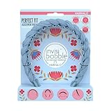 invisibobble Hairhalo 'Margarita Bonita' Haarreif I 1x verstellbarer Haarreifen Denim Mädchen & Damen I haarschonend & bequem I Limited Collection Flores & B
