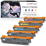 UniPlus 5x Kompatibel für Brother TN-241 TN-245 TN-242 TN-246 Toner Patronen für Brother HL-3140CW 3142CW 3150CDW 3152CDW 3170CDW 3172CDW MFC-9130CW 9140CDN 9142CDN 9330CDW 9340CDW DCP-9020CDW 9015CDW
