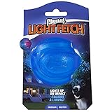 Chuckit! Light Up Apportierball aus Gummi, kompatibel mit hoher Sprungkraft, blinkendes Spielzeug für Land und Wasser, Größe M