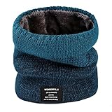 Halsbänder, Halsband Winter warm verdickte Gehörschutz Kragen Männer und Frauen-Schal Warmer Außenreit Kragen Gesichtsmaske - See-B