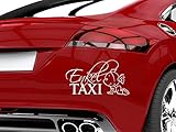 GRAZDesign 745015_20_070G Auto-Aufkleber Baby fürs Auto Spruch Enkel Taxi Mädchen | Geschenk zur Geburt - Heckscheiben-Aufkleber (36x20cm // 070 schwarz)