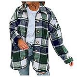 Uomitaff Langarm Warm JackeDamen Parka Wintermantel mit Kunstfellkragen Reißverschluss Winterparka Dicker Warm Baumwolljacke Teddy Fleece Pullover Flauschig Winterpullover Sweater Lang