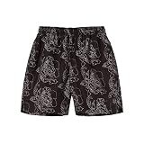 Huposdxjmdk Sport Shorts Herren, 1 stück Sommer Design Casual Shorts straße Fitness Polyester schnelle trockene atmungsaktive männer Shorts (Color : Black, Size : XXXX-Large)