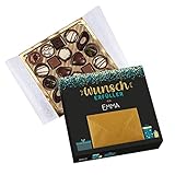 Herz & Heim® Pralinen Wunscherfüller mit kleinen Briefumschlag für Geldgeschenk zu W