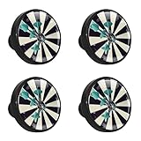 Xingruyun Kommode Möbelknöpfe Dartscheibe Kleiderschränke Knäufe Kristall Küchengriff Für Schrank Schublade Küche 4 Stück 3.5×2.8CM