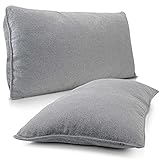 Modernes Sofakissen Set 40x70 mit weichem Oeko-TEX-Baumwoll-Bezug - Bequeme Dekokissen mit mittelharter Füllung - Perfekt als dekoratives Rückenkissen - Premium Couchkissen groß by DYNMC YOU - G