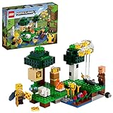 LEGO 21165 Minecraft Die Bienenfarm, Bauset mit Bienenzüchterin und Schaffigur, Spielzeuge für Jungen und Mädchen ab 8 J