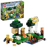 LEGO 21165 Minecraft Die Bienenfarm, Bauset mit Bienenzüchterin und Schaffigur, Spielzeuge für Jungen und Mädchen ab 8 J