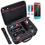 Diocall Nintendo Switch Case, Tasche für Pro Controller und Pokeball Plus, Nintendo Switch 4 In 1 Zubehör S