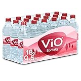 Vio Wasser Spritzig, 18er Pack (18 x 500 ml)