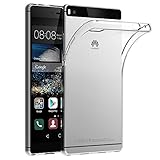 AICEK Huawei P8 Hülle Case, Ultra-Clear P8 Case Silikon Soft TPU Crystal Clear Premium Durchsichtig Handyhülle Schutzhülle Case Backcover Bumper Slimcase für P8