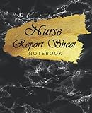 Nurse Report Sheet Notebook: Assessment Report Notepad | Journal for Organizing Notes, Shifts, and Giving/Receiving Handoff Report | Medical Record ... Brain Sheet Template | Nurse Week Book G