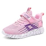 CELANDA Kinder Laufschuhe Sportschuhe Bequeme Atmungsaktive Leichte Turnschuhe für Jungen Mädchen Klettverschluss Hallenschuhe Schule Outdoor Fitnesss Sneakers 26-37EU