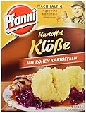 Pfanni Kartoffel Klöße mit rohen Kartoffeln für ein leckeres Kartoffelgericht mit 100% deutschen Kartoffeln 200 g 1 Stück