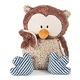 NICI Kuscheltier Eule Oscar mit drehbarem Kopf 50 cm – Eule Plüschtier für Mädchen, Jungen & Babys – Stofftier Eule zum Kuscheln, Spielen & Schlafen – Gemütliches Schmusetier ab 0 Monaten – 46093