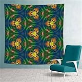YYRAIN Boho-Stil Abstrakte Mandala-Druck Wandbehang Zuhause Wohnzimmer Schlafzimmer Wandkunst Dekoration Tapisserie Bar Bankett Hintergrund Wandverkleidung 150x180