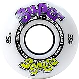 Enuff Skateboards Super Softie Wheels Räder, für Erwachsene, Unisex, Weiß (Weiß), 53