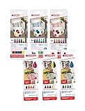 edding 4200 Porzellan-Pinselstiften Textilpen (1x Kreativset (33 tlg.))