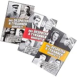 GOODS+GADGETS Tyrannen & Despoten Quartett - Das Diktatoren Kartenspiel die 32 übelsten Führer der Geschichte auf Spielkarten (Komplettset (Alle 3 Varianten))