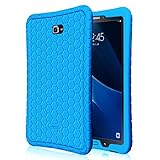 Fintie Hülle für Samsung Galaxy Tab A 10,1 Zoll T580N / T585N Tablet - [Bienenstock Serie] Leichte Rutschfeste Stoßfeste Silikon Schutzhülle Tasche Case Cover, B