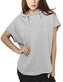 Urban Classics Damen Sweatshirt Ladies Sleeveless Terry Hoody grau (Grau) M