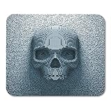 Mauspads Digital Blue Hacker Pixel Schädel Cyber ​​Computer Mauspad für Notebooks, Desktop-Computer Mausmatten, Bü